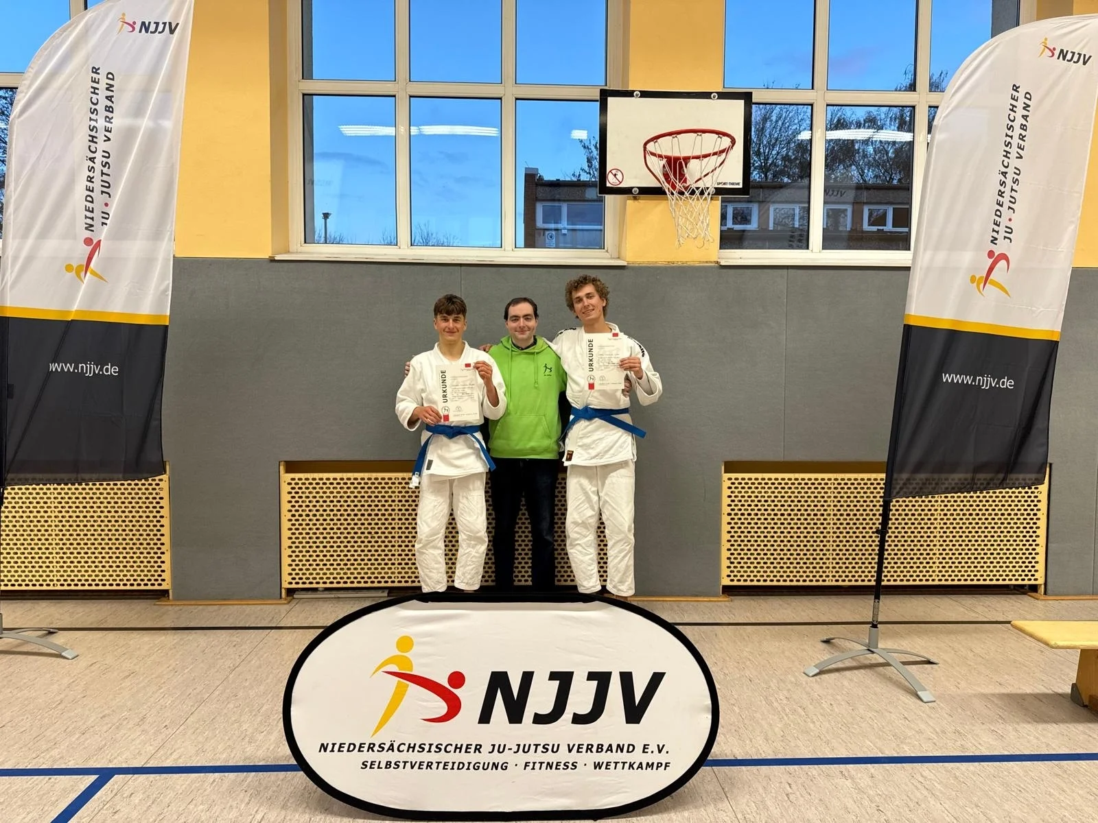 2 neue Blaugurte bei Ju-Jutsu Katana im TSV Egestorf | TSV Egestorf e.V.